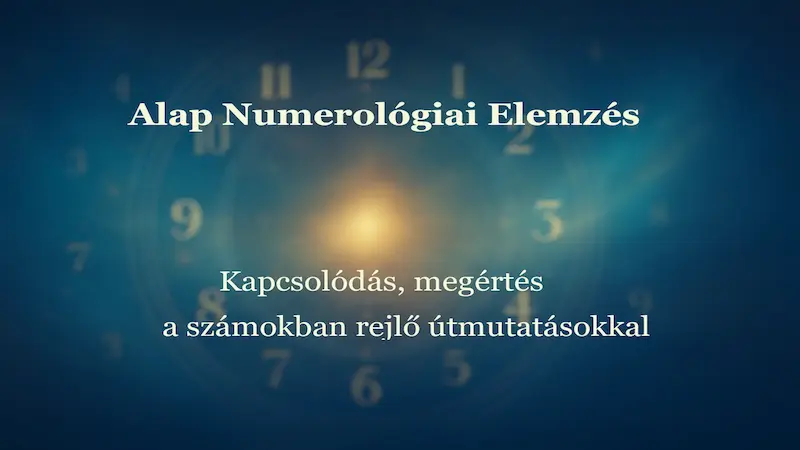 Alap Numerológiai elemzés