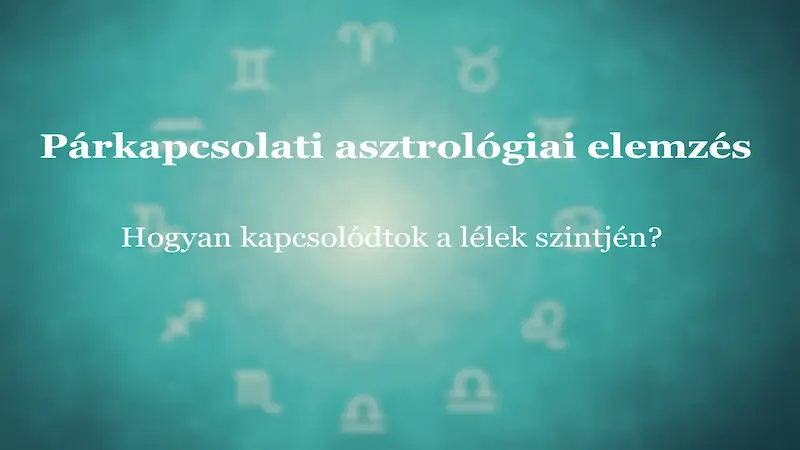 Párkapcsolati asztrológiai elemzés
