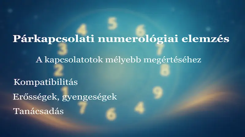 Párkapcsolati Numerológiai elemzés