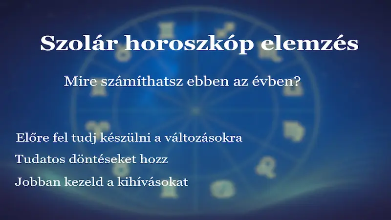 Szolár horoszkóp elemzés